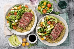 Summer Steak Salad with Bocconcini Cheese &amp; Avocado